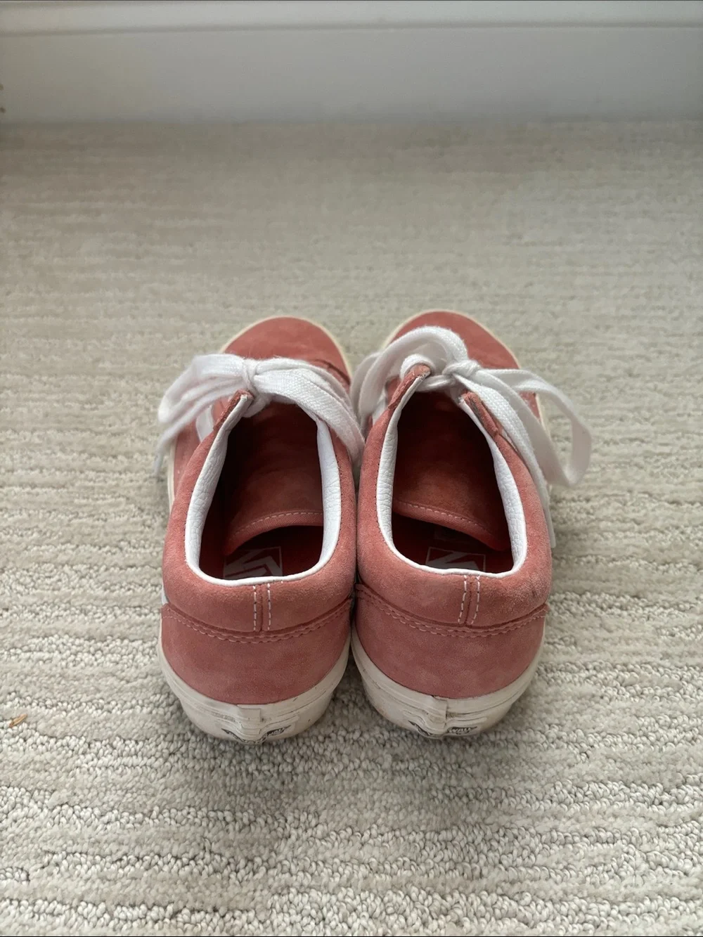 Vans Old Skool Women's Suede Sneakers in Rose
